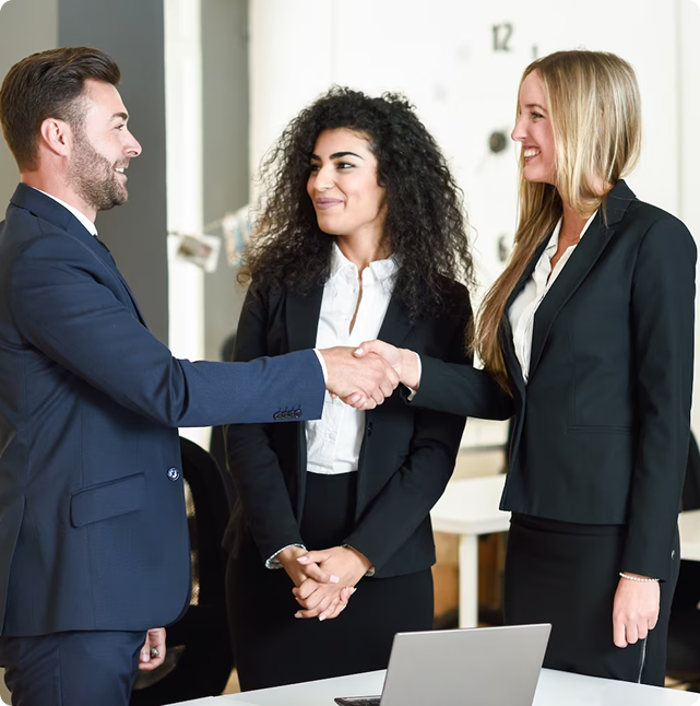 Business People Shaking Hands